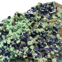 Azurite With Chrysocolla