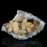 Calcite With Amethyst