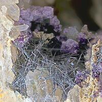 Emplectite & Fluorite