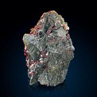 Calcite With Realgar & Picropharmacolite