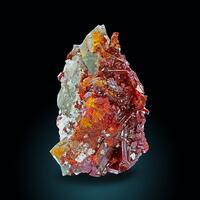 Realgar With Calcite & Picropharmacolite