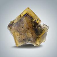 Fluorite With Chalcopyrite