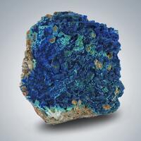 Azurite & Malachite On Dolomite