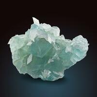 Fluorite With Calcite