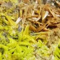 Schoepite On Rutherfordine & Soddyite
