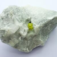 Native Sulphur On Marble