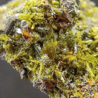 Ferro-actinolite Epidote & Pyrite