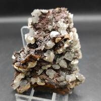 Calcite On Limonite & Goethite