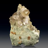 Byssolite Siderite & Smoky Quartz