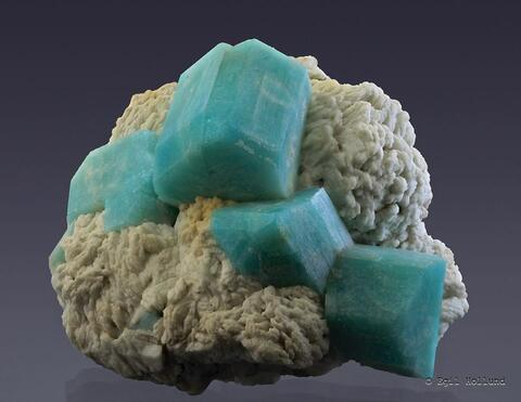 Mineral Images Only: Amazonite Var Manebach Twin
