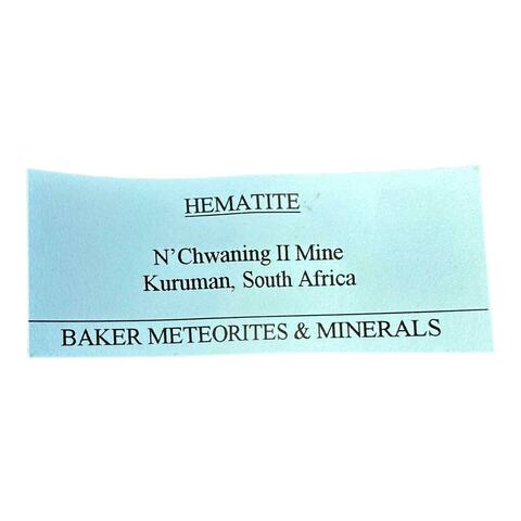 Label Images - only: Hematite & Baryte