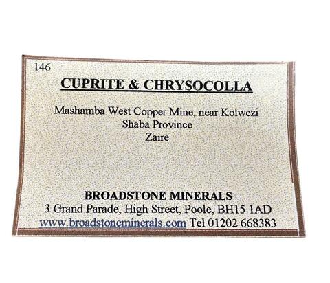 Label Images - only: Cuprite & Chrysocolla