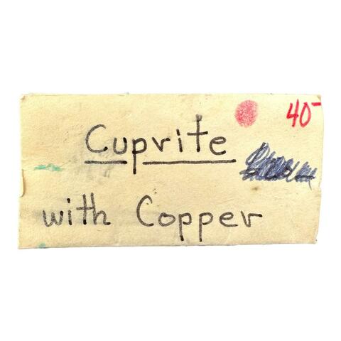 Label Images - only: Native Copper & Cuprite