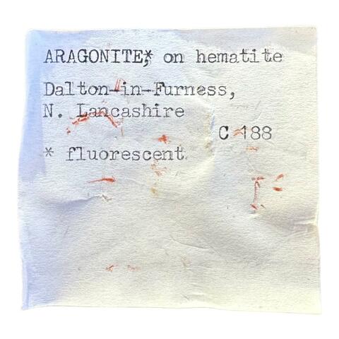 Label Images - only: Aragonite & Hematite