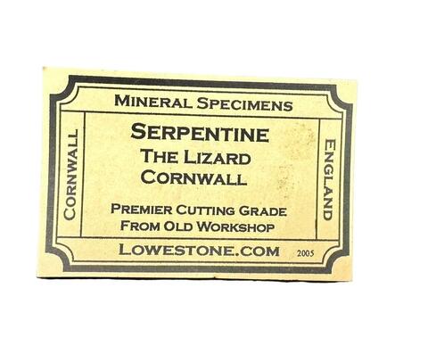 Label Images - only: Serpentine