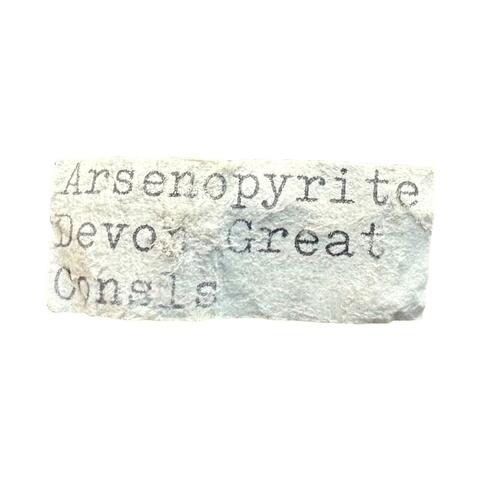 Label Images - only: Arsenopyrite