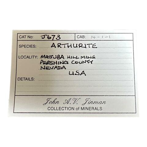 Label Images - only: Arthurite