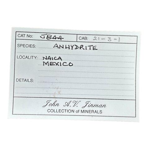 Label Images - only: Anhydrite