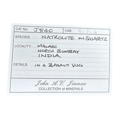 Label Images - only: Natrolite & Gyrolite