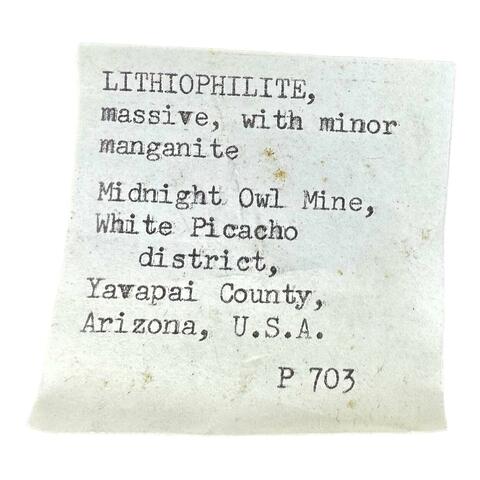 Label Images - only: Lithiophilite