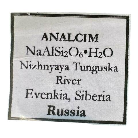 Label Images - only: Analcime