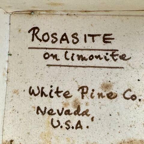 Label Images - only: Rosasite