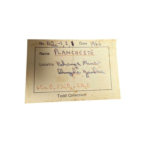 Label Images - only: Plancheite
