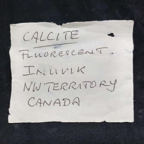 Label Images - only: Calcite