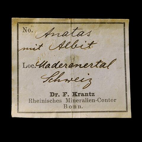 Label Images - only: Anatase With Albite