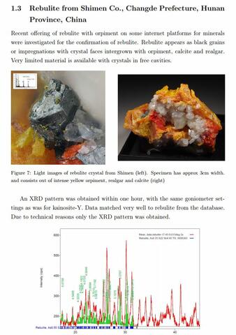 Analysis Report - only: Rebulite