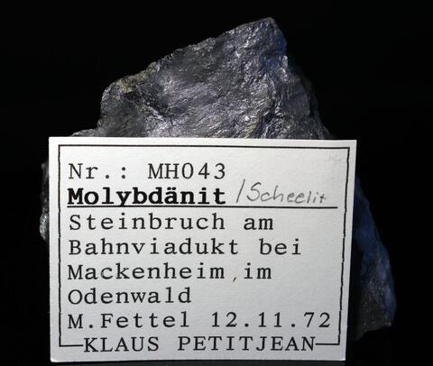 Label Images - only: Molybdenite