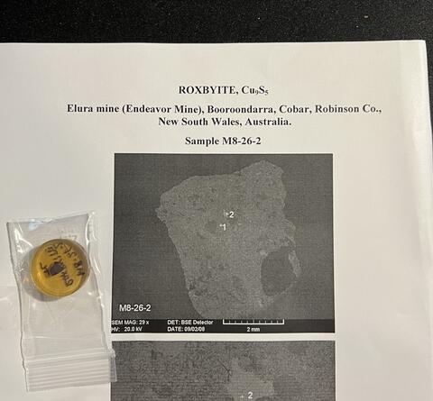 Analysis Report - only: Roxbyite