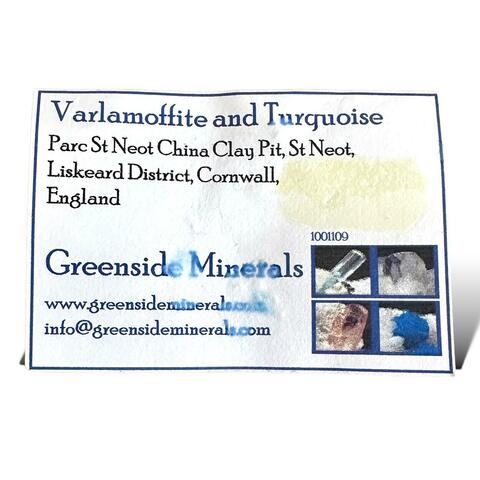 Label Images - only: Varlamoffite & Turquoise