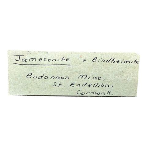 Label Images - only: Jamesonite & Bindheimite