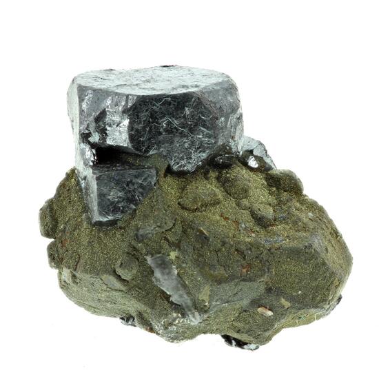 Acanthite On Chalcopyrite