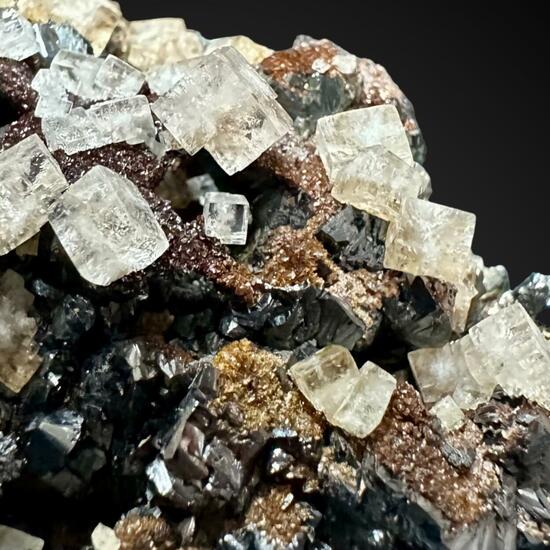 Sphalerite Siderite & Fluorite On Quartz Psm Fluorite