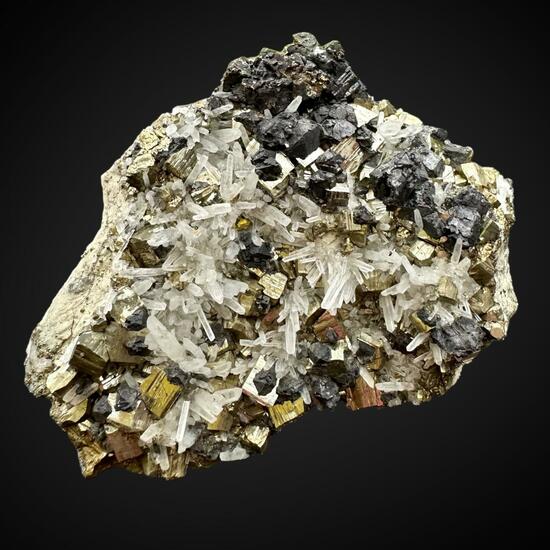 Pyrite Sphalerite & Quartz