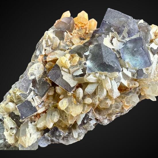 Fluorite & Quartz With Chalcedony