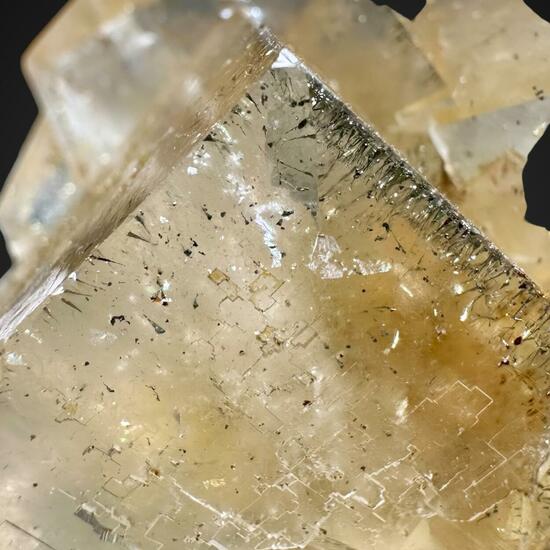 Fluorite With Pyrite Inclusions