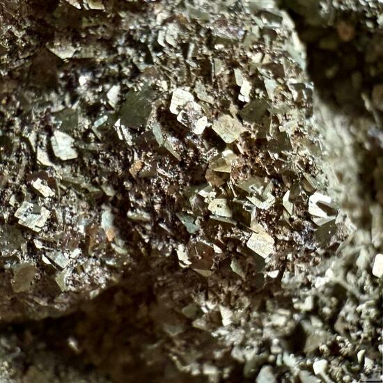 Pyrite On Calcite