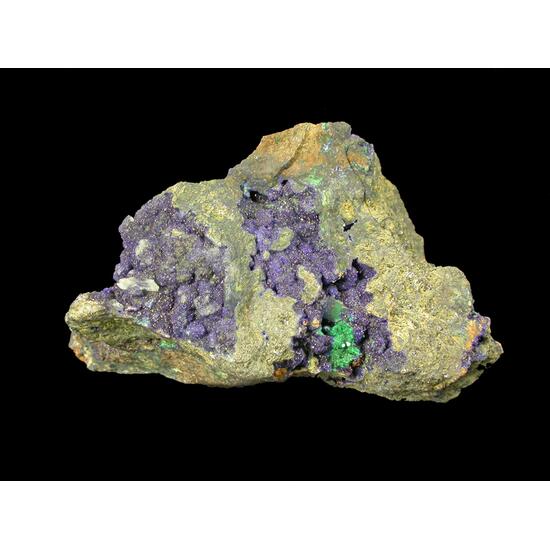 Azurite Conichalcite Lavendulan & Rosasite