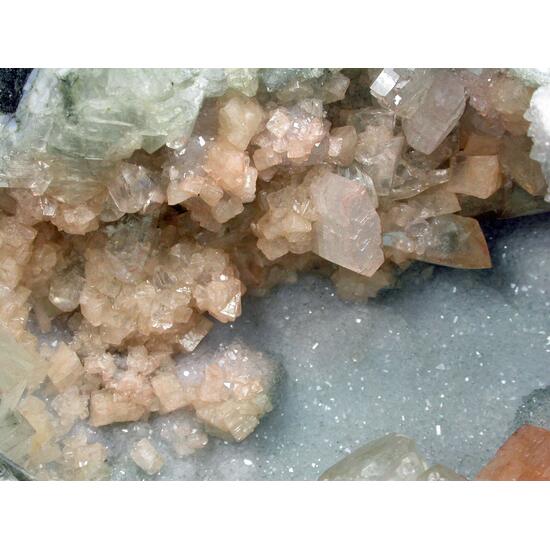 Chabazite Fluorapophyllite Calcite & Quartz
