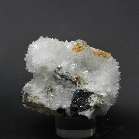 Olshanskyite With Roweite & Magnetite