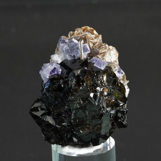 Fluorite & Cassiterite On Muscovite