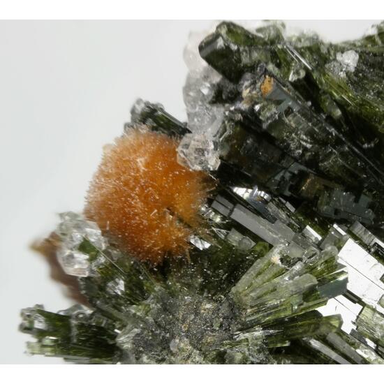 Bultfonteinite & Apophyllite On Diopside