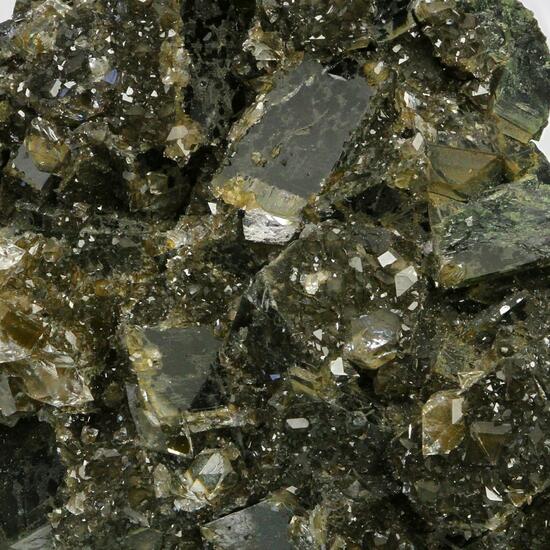 Apophyllite On Diopside