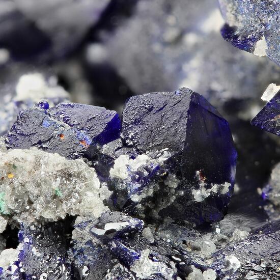 Azurite With Cerussite