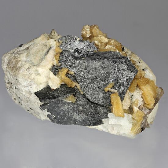 Stilbite & Biotite