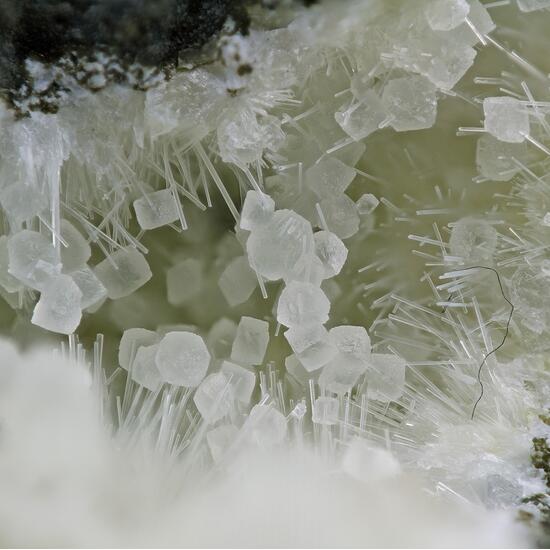 Calcite & Natrolite