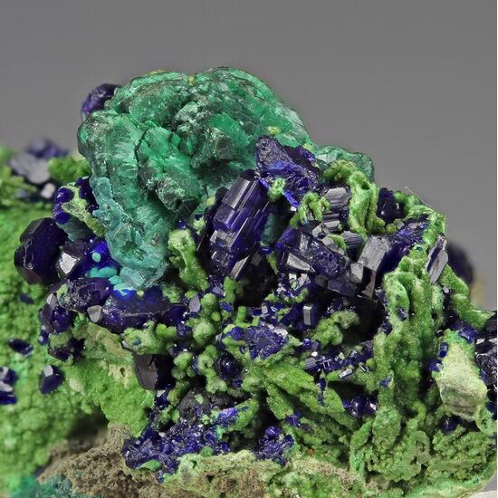 Azurite Malachite & Bayldonite